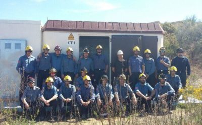 Visita del equipo especial de bomberos en Tarragona